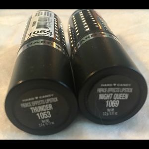 Hard Candy Purple and Blue Lipstick Pair